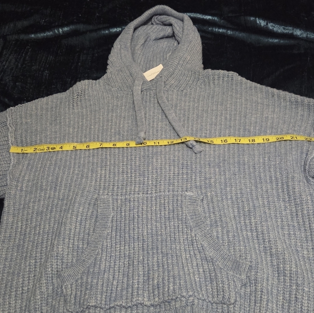 Cozy Casual Waffle Knit Hoodie Sweater Oversized Pullover for Fall & Winter SM - Picture 5 of 8